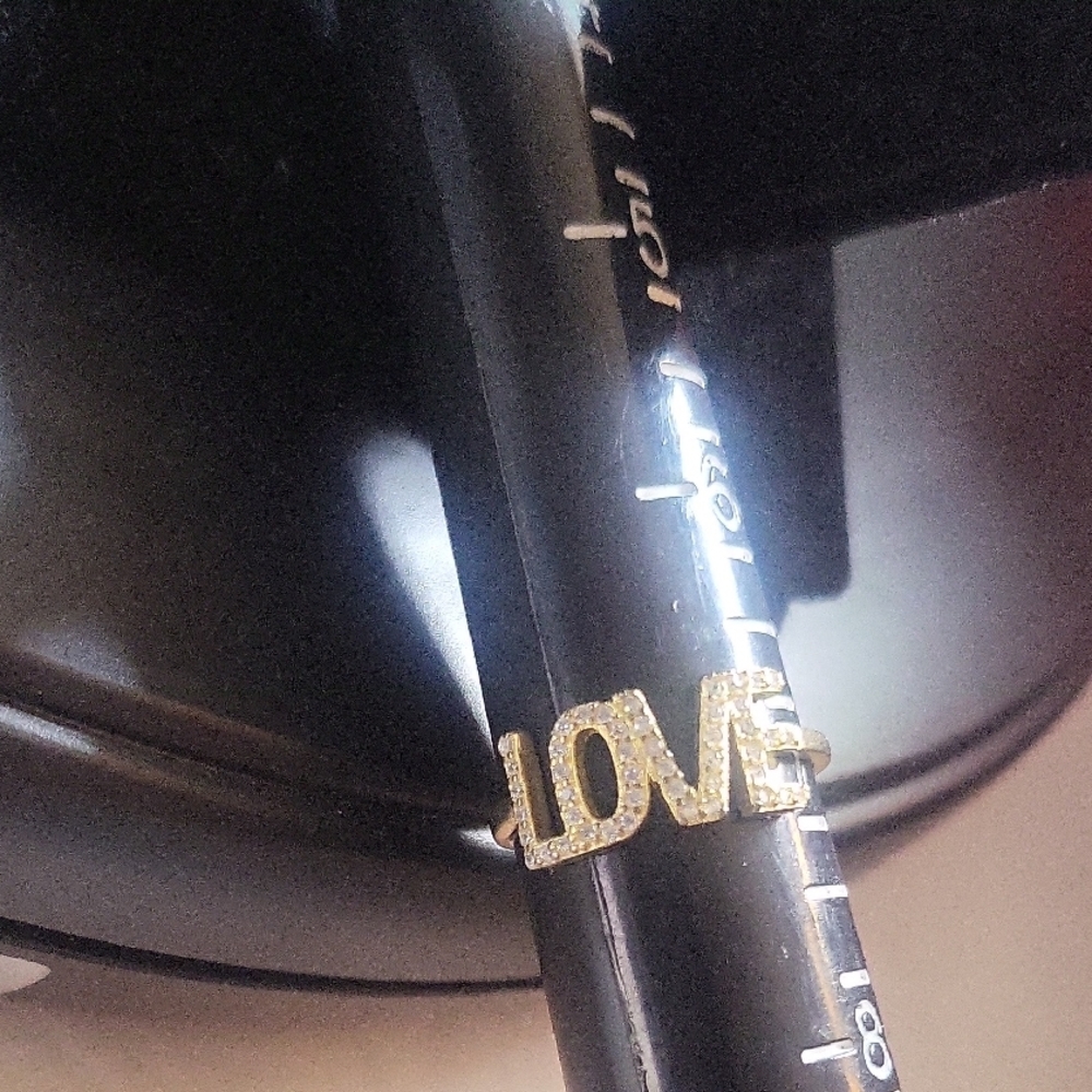 Gold Love Ring